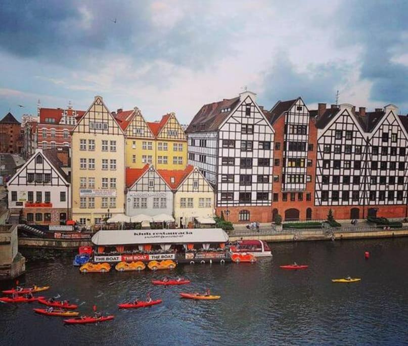 River View Sailor'S Old Town Apartment Gdansk Exterior photo